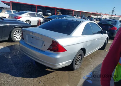 2003 Honda Civic Ex z USA, uszkodzony, nr VIN 1HGEM22933L087060